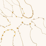 Zircon Butterfly Flower Pendant Necklace – Waterproof 18K Gold Plated Necklace | Ezra Gems