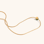 Mini Cubic Zirconia Pendant Necklace – Waterproof 18K Gold Plated Necklace | Ezra Gems