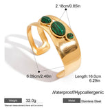 Tiger Eye Stone Hollow Bracelet – Waterproof 18K Gold Plated Bracelet | Ezra Gems