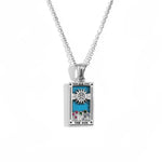 Tarot Card Pendant Necklace – Waterproof 18K Gold Plated Necklace | Ezra Gems