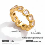 Zircon Sparkle Stackable Ring