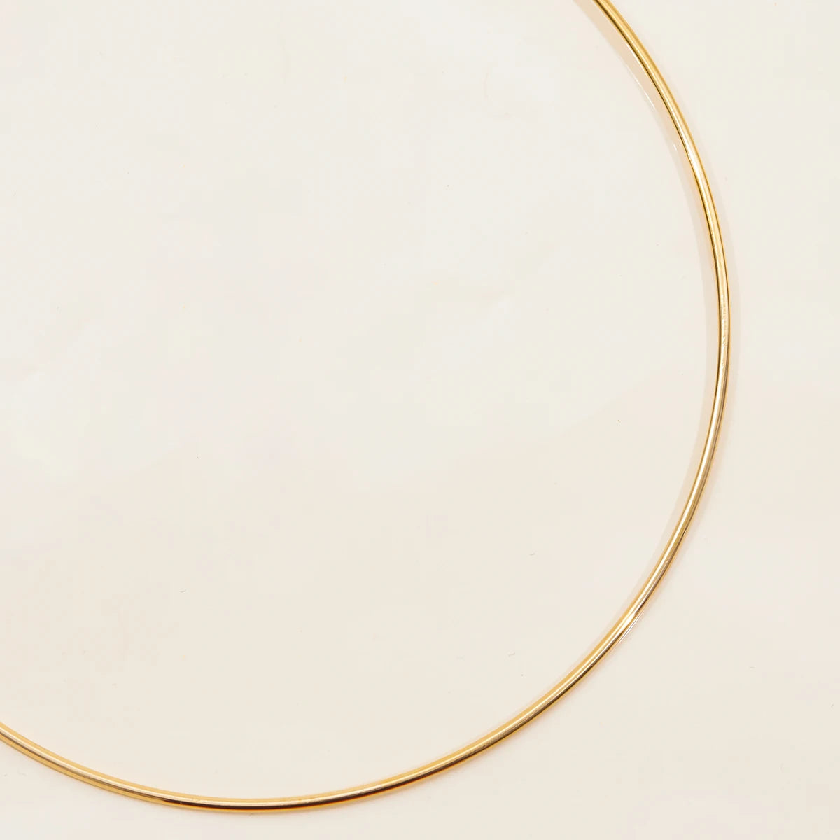 Glossy Knotted Collar Choker Necklace – Waterproof 18K Gold Plated Necklace | Ezra Gems