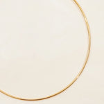 Glossy Knotted Collar Choker Necklace – Waterproof 18K Gold Plated Necklace | Ezra Gems