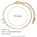 Classic Chain Link Bracelet – Waterproof 18K Gold Plated Bracelet | Ezra Gems