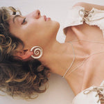 Twisted Spiral Chunky Hoop Earrings – Waterproof 18K Gold Plated Earrings | Ezra Gems