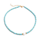 Natural Handmade Bead Chain Necklace
