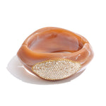 Resin Rhinestone Statement Bangle – Waterproof 18K Gold Plated Bracelet | Ezra Gems