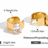 Cubic Zirconia Clip Earrings
