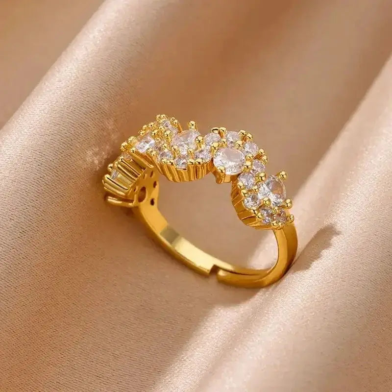 Lightweight dainty huggie ring in 18k gold, perfect for daily elegance or meaningful gifting moments