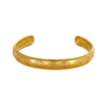 Bold Lady's Evil Eye Cuff Bracelet, 18K gold-plated stainless steel with a unique eye design, offering protection and style for any outfit.